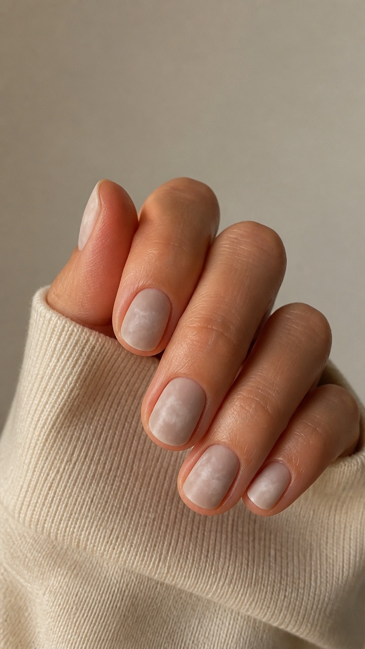 short oval nails fall, simple autumn nails short, gel finish