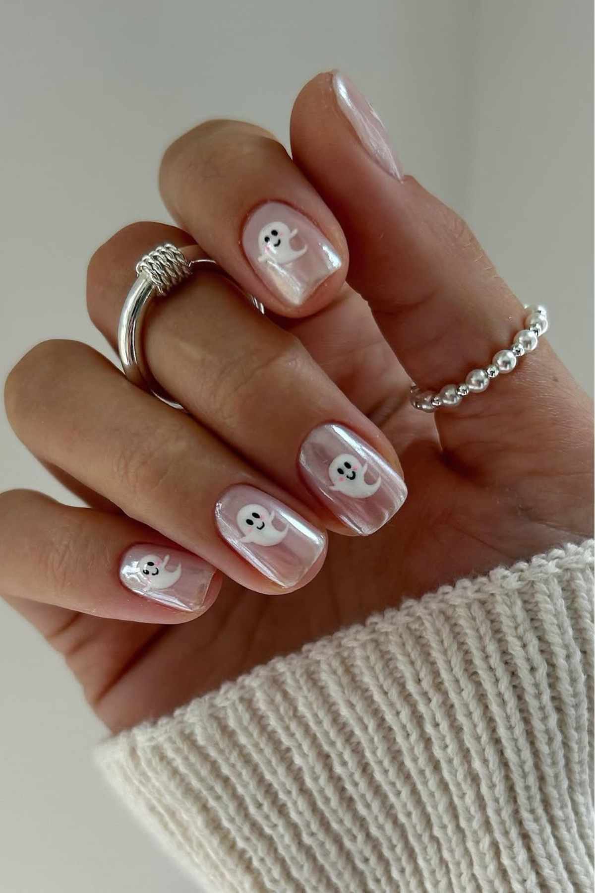Spooky halloween nails short with short nail halloween designs