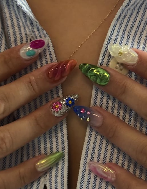 Short funky nail designs with short nail designs chrome, short cute christmas nails, and short nail art ideas with french tips.
