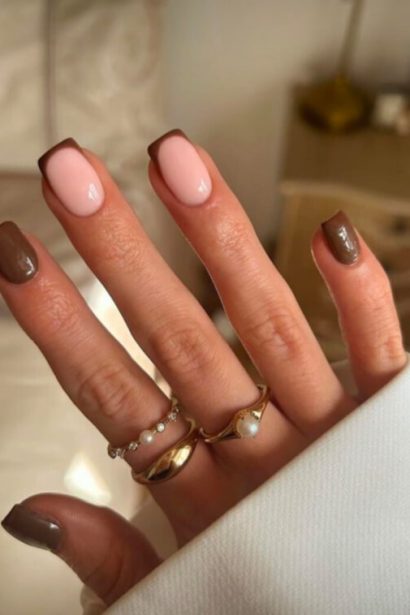 short nails inspiration look 1
