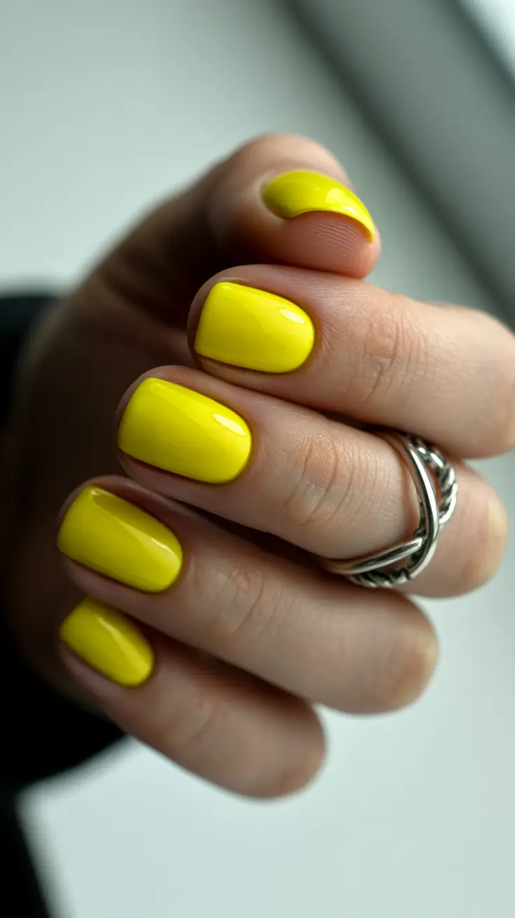 Short valentines day nails with aesthetic short nails, red nails with designs in art green style.
