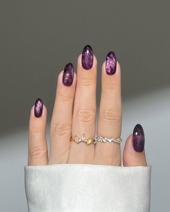 simple nail designs short nails fall colors, cute easy fall nails, almond