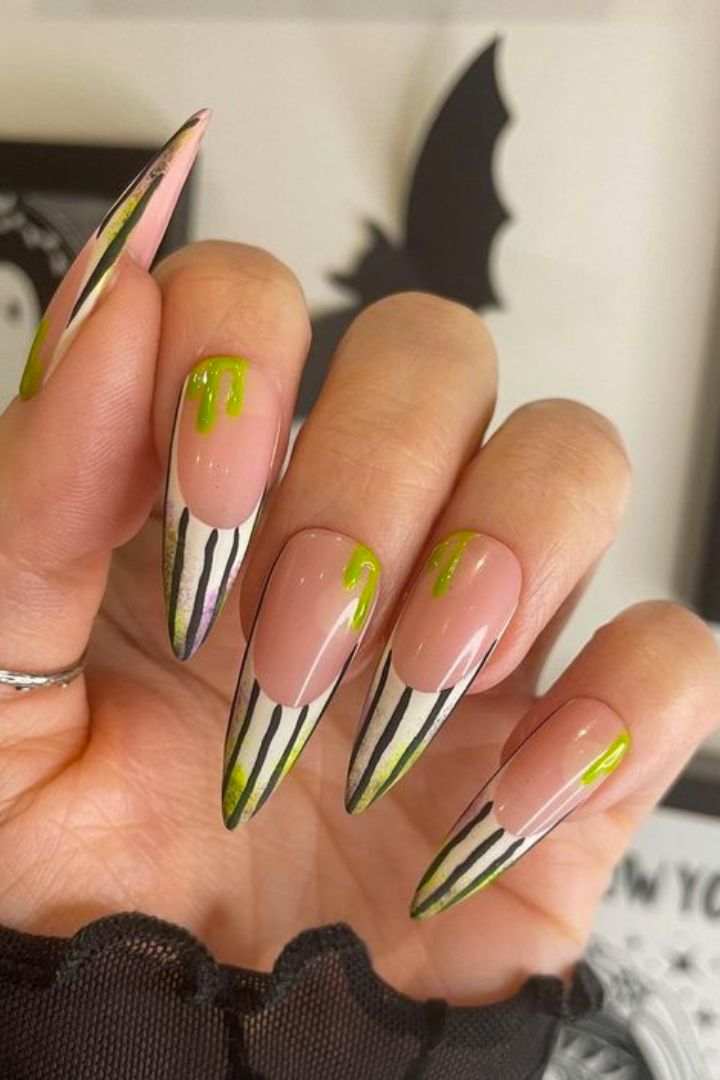 Fall nail designs with halloween simple nail designs