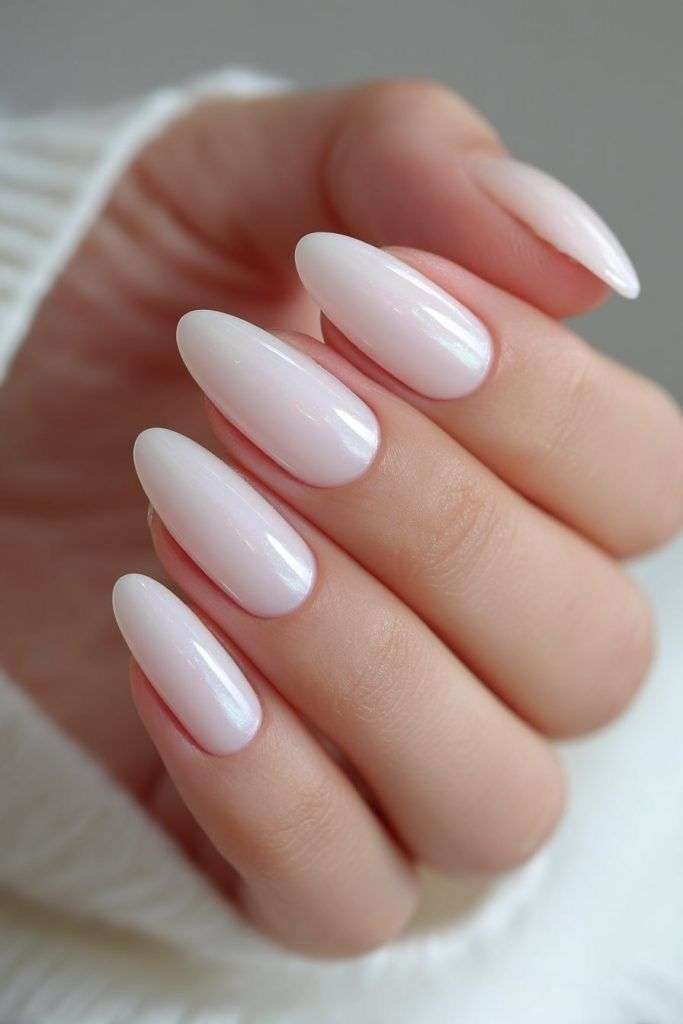 Simple winter nails with easter themes, casual summer nails, short natural nails in blue earthy tones.