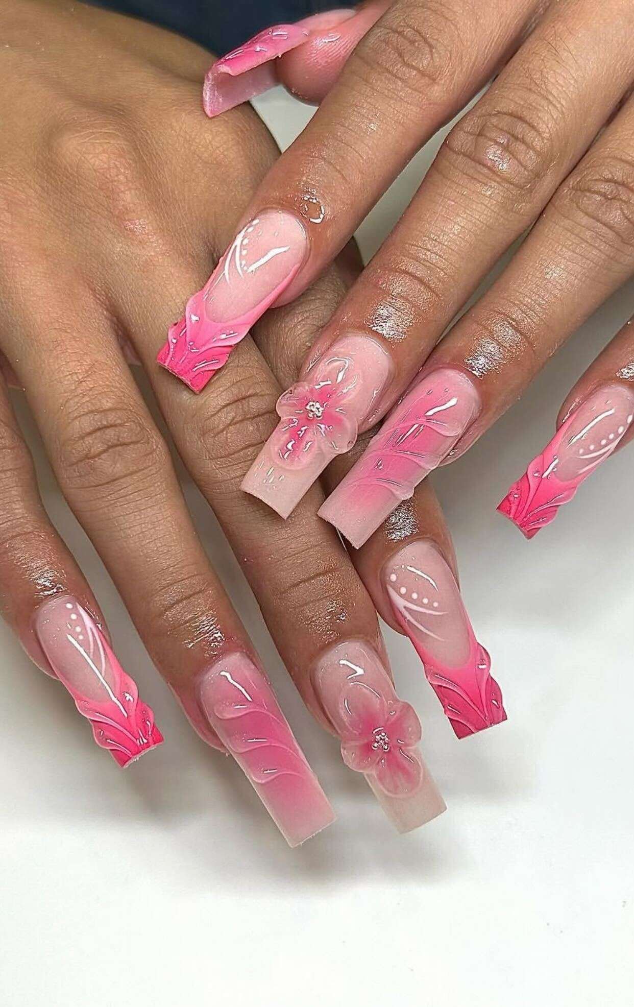 French tip nails square, basic nails square, square french tip, dark red nails, valentines day, short halloween