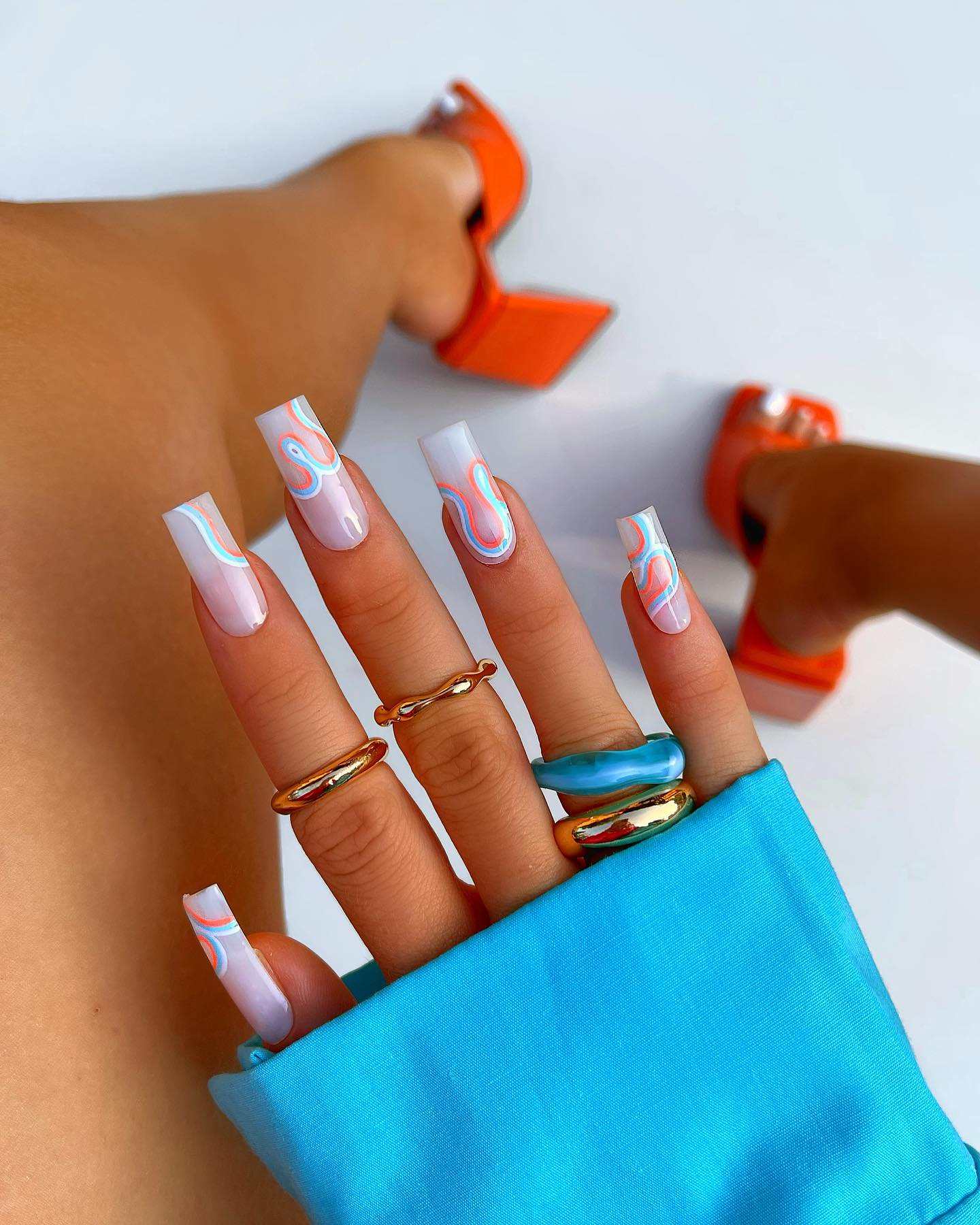 Valentines nails square, clean girl nails square, pink nails, simple short square nails, shape