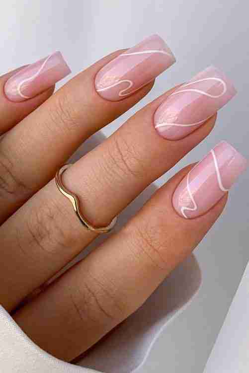 Medium square acrylic nails, short square acrylic nails french tips, short summer nails, acrylic, gel