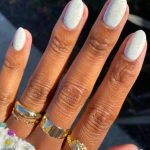 white nails inspiration look 1