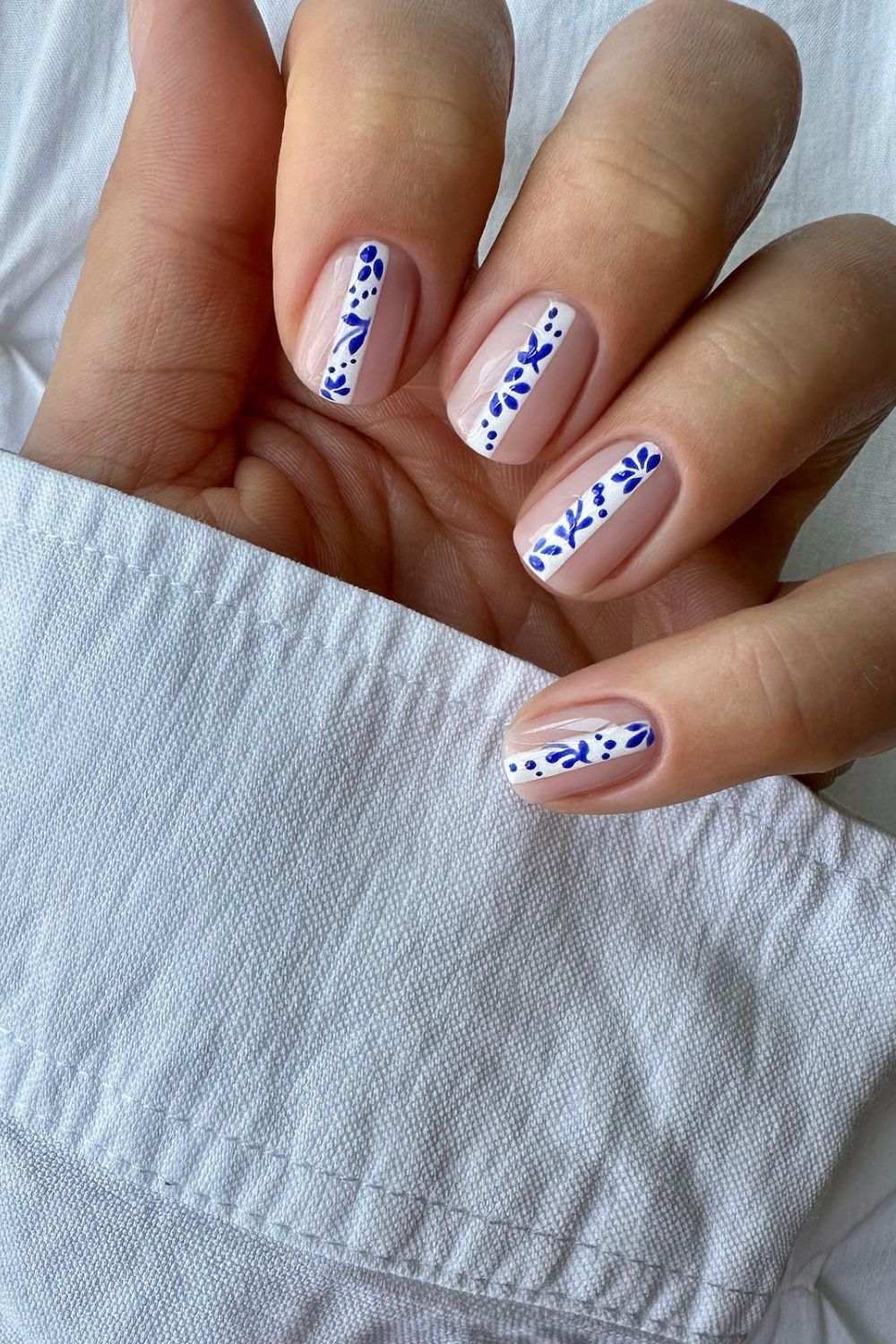White sparkle nails with nails 2026 trends, pink nails inspiration, French tip with, blue.