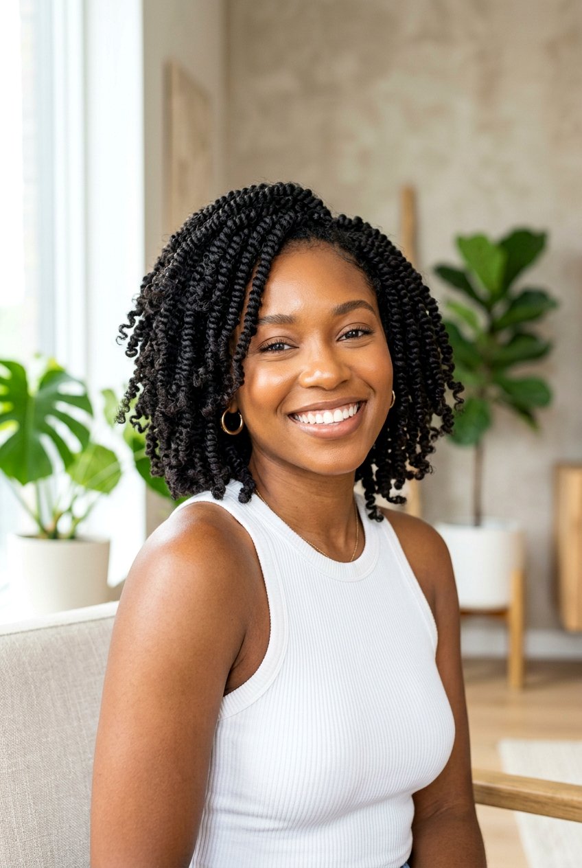 Defined twists with natural bounce for Black women