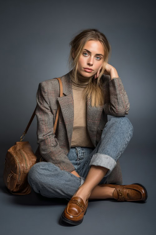 Casual Heritage with blazer and jeans