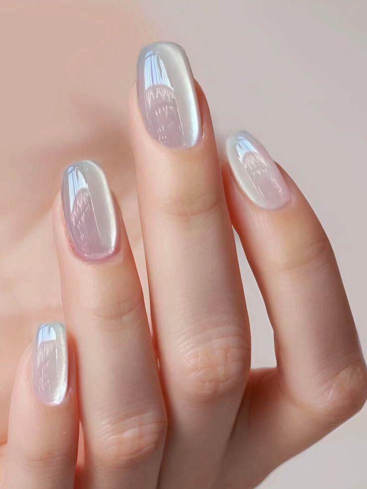 Opalescent shine nails, Pinterest nail trend