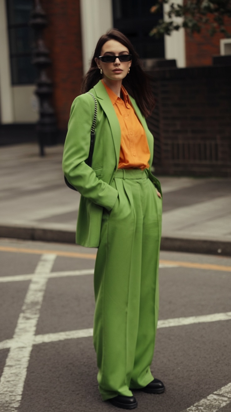 Bold color blocking for maximum impact