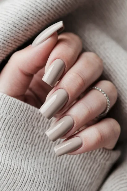 Fall Square Nails inspiration look 1
