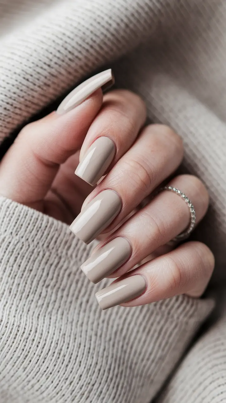 Fall Square Nails inspiration look 1