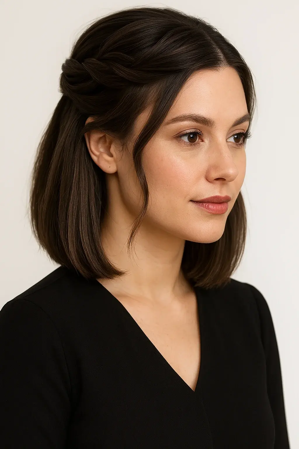 Twisted bob with soft waves for elegant flair