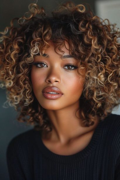 Honey Blonde Hair On Black Women inspiration look 1