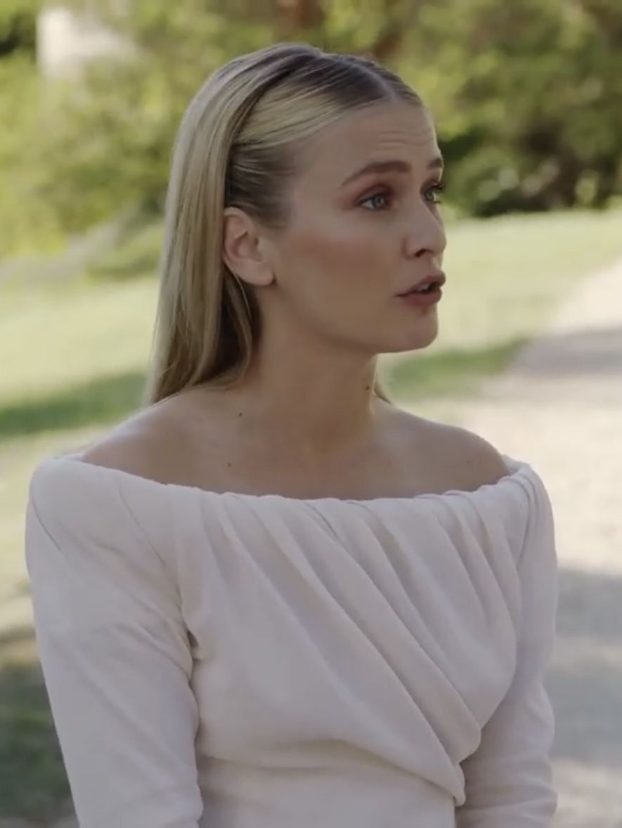 Slicked-back style with volume