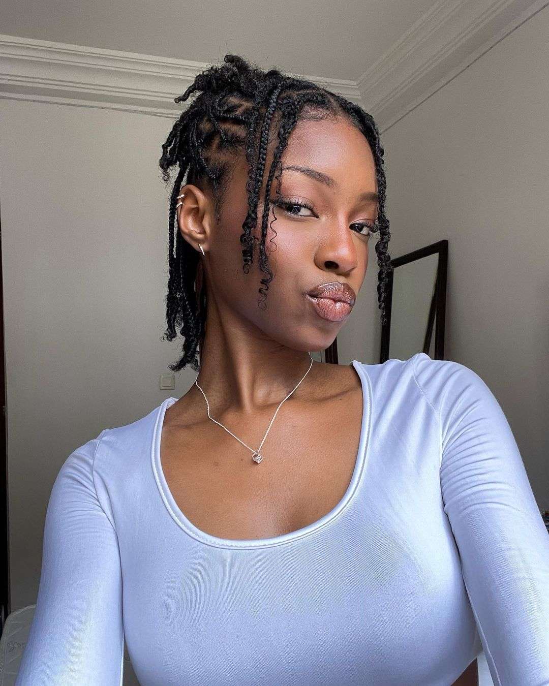 Short twists for natural hair
