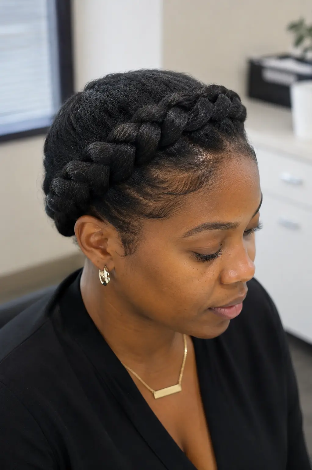 Crown braid for formal events