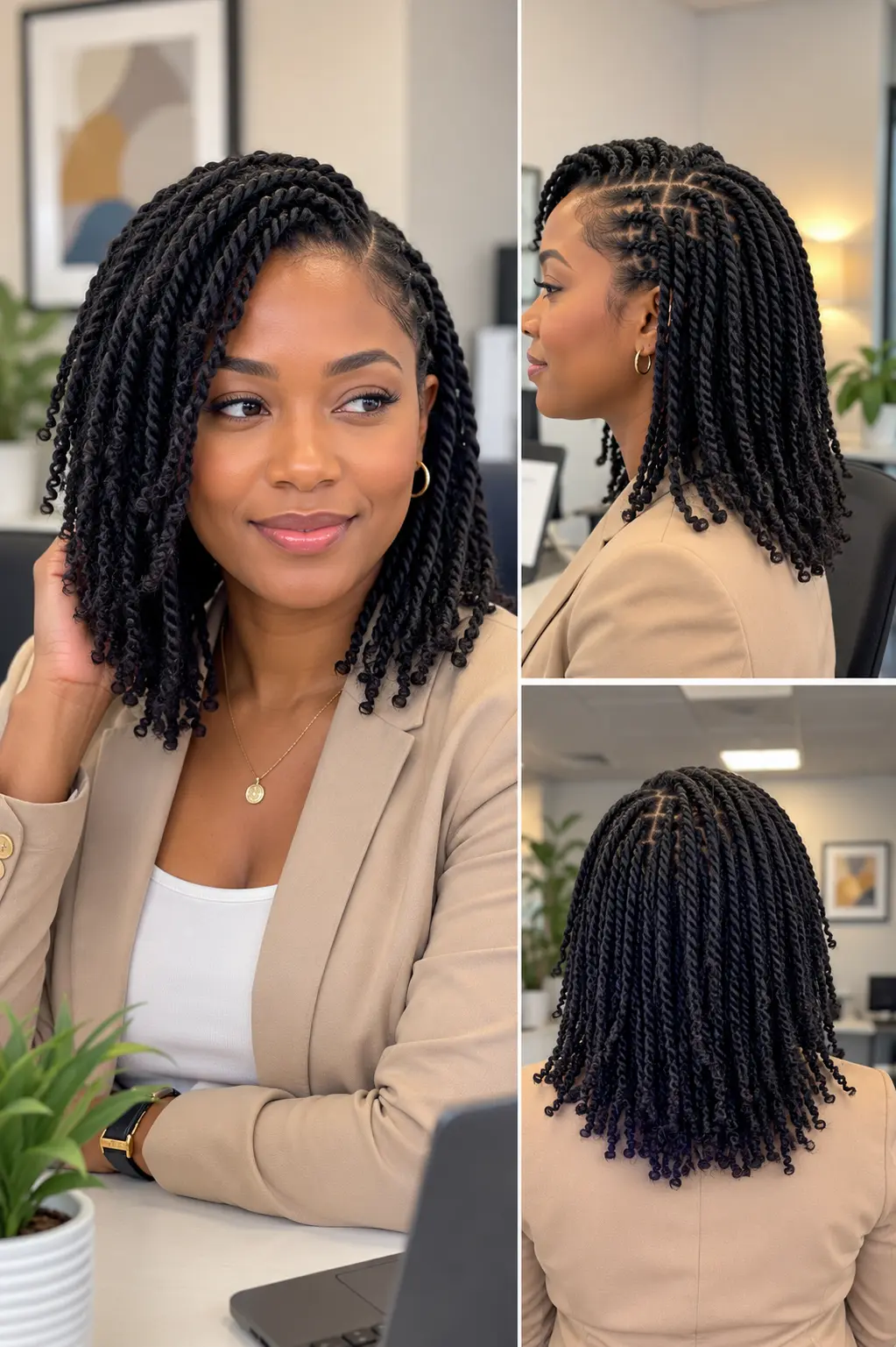 Neat twists for professional settings