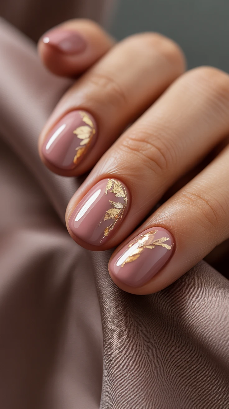 Pink Fall Nails inspiration look 1