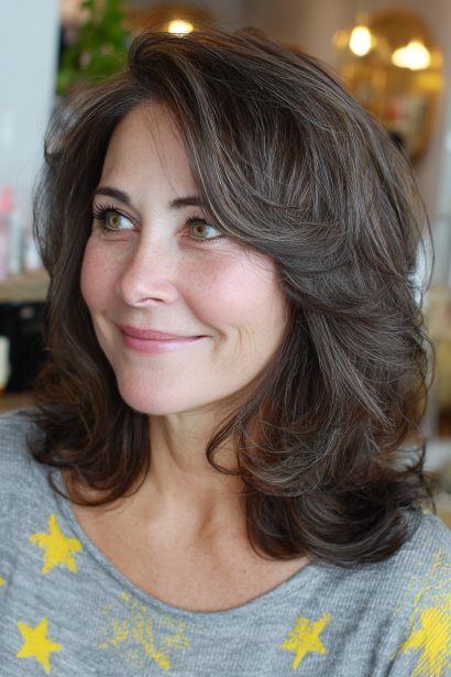 Side Bangs inspiration look 1