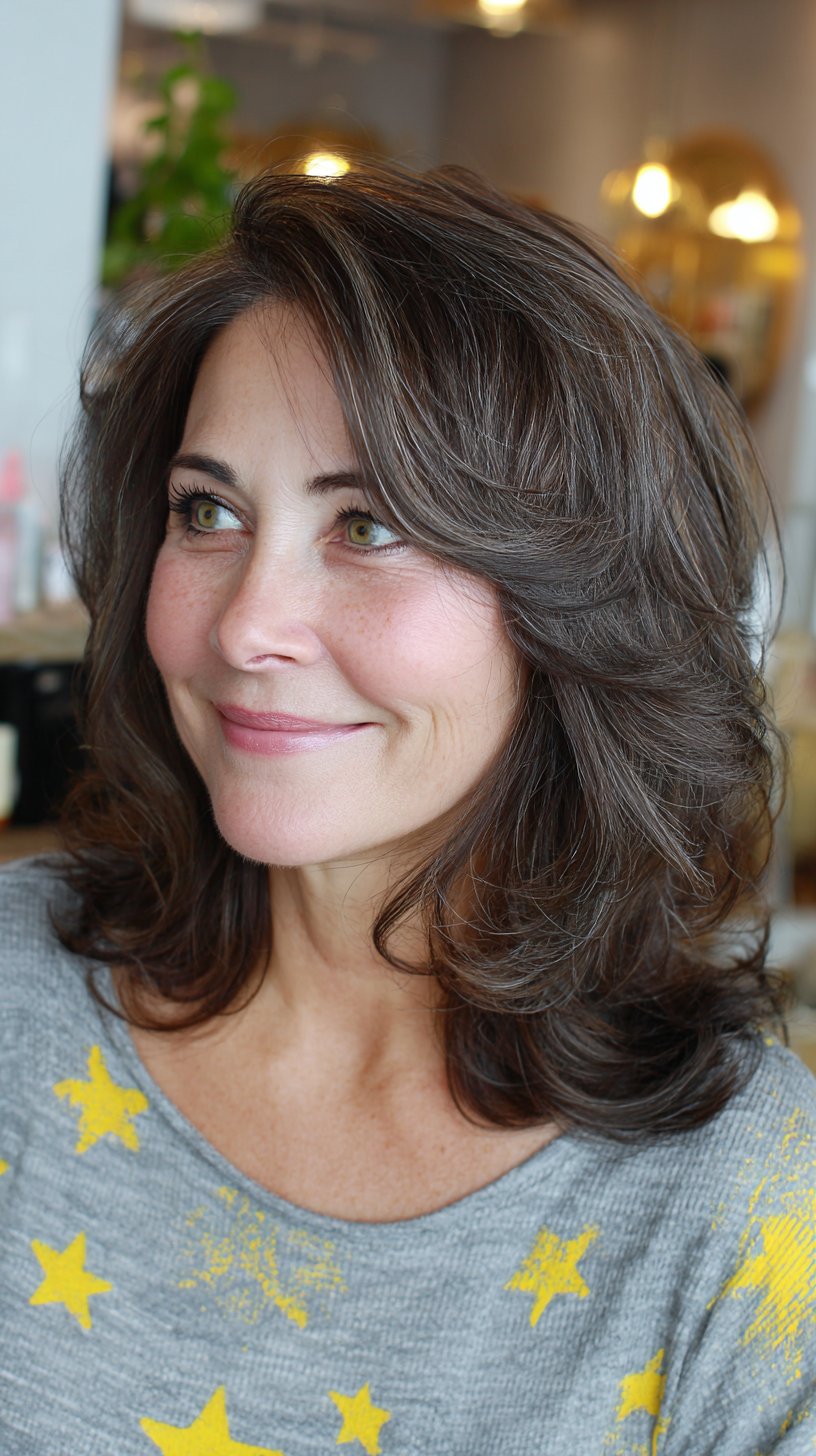 Side Bangs inspiration look 1