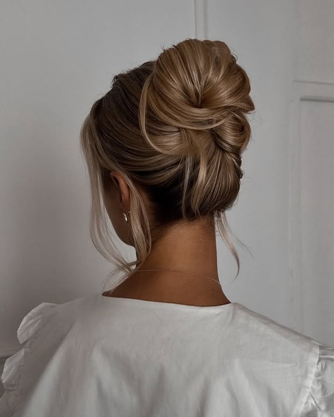 Classic French twist for a timeless updo