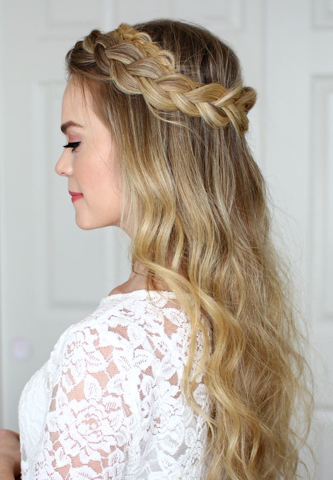 Bohemian double braid with soft waves