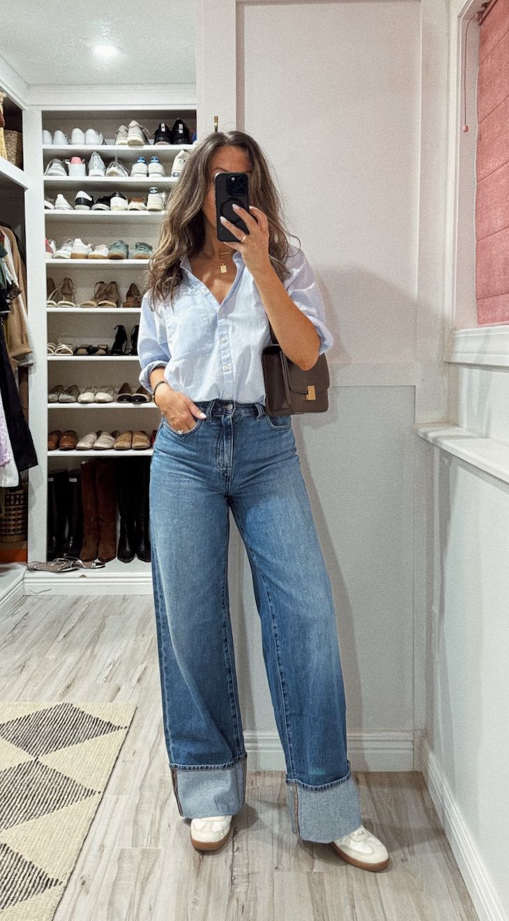 Relaxed sophistication with button-down