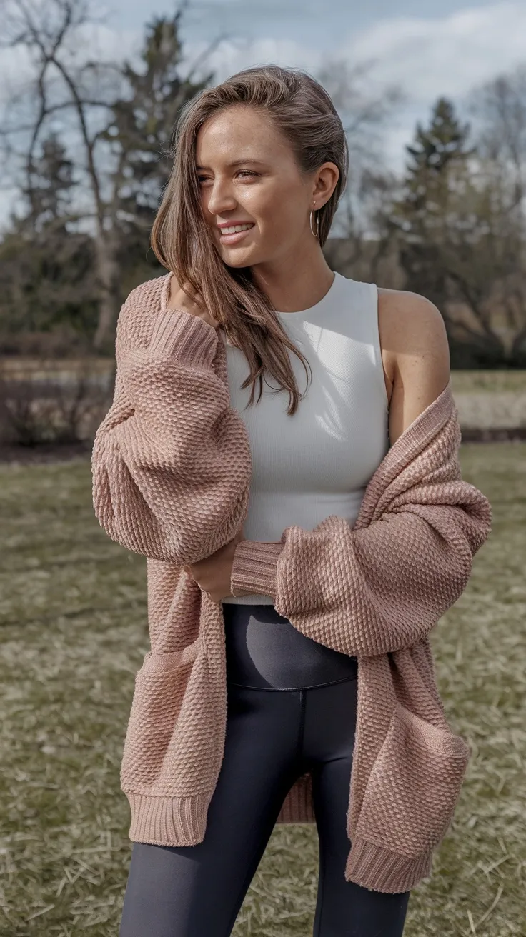 Casual knit with leggings
